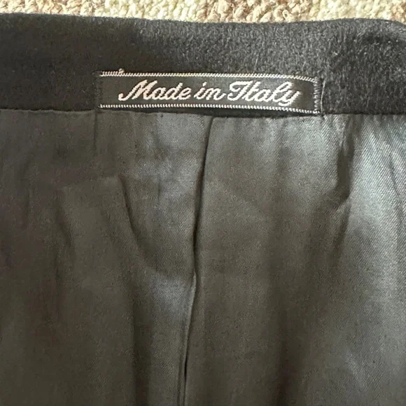 36R Cashmere Georgio Armani designer black sport coat - Picture 4 of 9